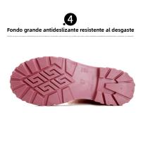 Botas de Lluvia de Moda para Mujeres Antideslizantes, Acolchadas, Calientes para Todas las Estaciones - details 3