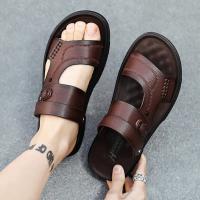 Nuevas sandalias 2025 de los hombres de verano de los hombres de la plataforma exterior desgaste playa antideslizante sandalias de doble propósito papá zapatillas resistentes al desgaste - details 22