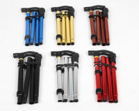 Bastón de senderismo plegable y liviano con punta de goma, altura ajustable y agarre antideslizante para caminatas y mochilas - details 0