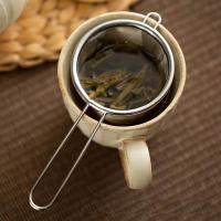 Infusor de té con mango, filtro de hoja de té de harina de café de acero inoxidable, colador reutilizable, Gadget de cocina, accesorios de tetera, 1 pieza - details 5