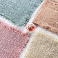 Servilletas cuadradas de lino y algodón hechas a mano, servilletas de tela con flecos para Decoración de mesa, banquete de boda, fiesta de Navidad, suministros de cocina, 4 piezas - details 8