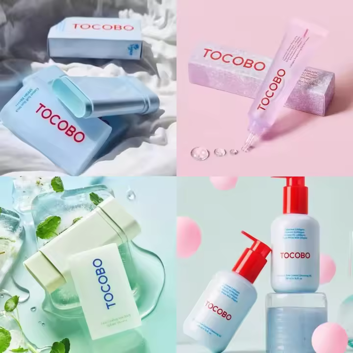 Tocobo Original coreano protector solar facial Stick azul claro mate Sunstick para piel suave y sedosa algodón suave Sun Stick textura acuosa - 1