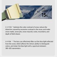 Kapvoe-Gafas de esquí fotocromáticas para hombre y mujer, máscara antiniebla para Snowboard, Kit de gafas de protección UV400, gafas de nieve, moto de nieve, Invierno - details 4