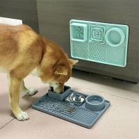 Alimentador Tr triturador para Perros 3 en 1 con Ventosas Alivio del Anxiedad en Baño de Mascotas - details 9