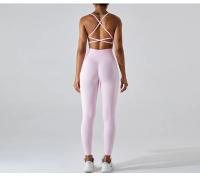 Sujetador Deportivo de Yoga para Mujer Sexy Espalda Deportiva Sin Costuras Secado Rápido Transpirable Top para Danza y Ciclismo Material de Nylon Adecuado para Correr Primavera Verano - details 11