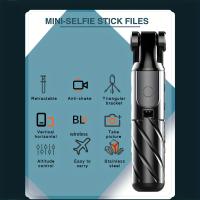 Mini Palillo para Selfies, Trípode para Transmisiones en Vivo, Soporte Plegable y Conveniente, Más Ligero y Pequeño con Control Remoto Inalámbrico, Soporte Antideslizante y Antivibración - details 2