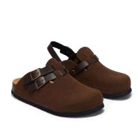 Chanclas de mujer, anillos, lazos en los dedos, sandalias planas de gladiador de verano - details 3