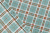Vestido largo Retro de Navidad, cuello de pie, lazo de corbata, a cuadros, grande - details 9