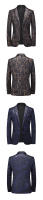 Traje de Noche Ajustado para Hombre Diseño de Patrón Personalizado Elegante y Negocio Primavera Moda Tipo de Prenda: Chaqueta Apto para: Eventos Formales - details 1