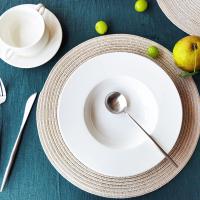 Manteles de Comedor Tejidos Blancos 6PCS Aislantes de Calor Antideslizantes Lavables para Cena de Navidad - details 8