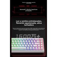MC68 Teclado mecánico con eje magnético Teclas intercambiables en caliente para juegos competitivos Teclado con cable de alta calidad - details 21