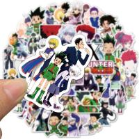 Pegatinas de pared de Anime Hunter X Hunter para niños, 50 piezas, papelería para cuaderno, Maleta, motocicleta, refrigerador - details 3