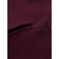 Vestidos cortos de punto plisados ​​con dobladillo para mujer, minivestido de manga larga con cuello redondo y bolsillos, Otoño e Invierno - details 9