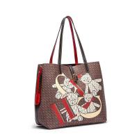 Mochila de Viaje Retro Clásica Leten Patrón de Oso de Dibujos Animados Gran Capacidad - details 4