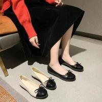Zapatos planos de ballet para mujer, Un estribo, Mocasines elegantes con lazo - details 15