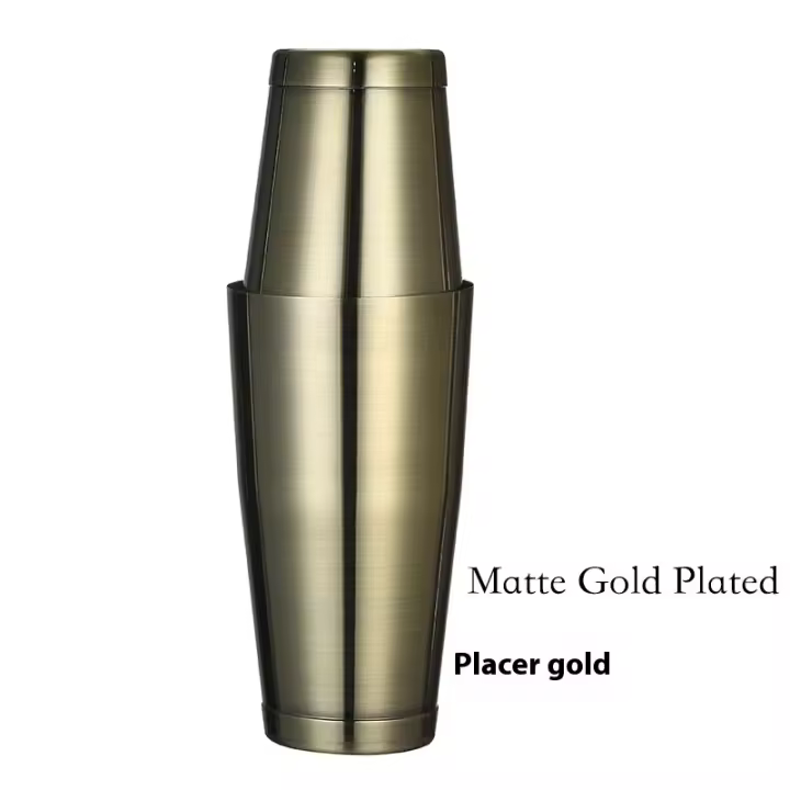 Coctelera Trasera Boston Shaker: Juego de 2 piezas: Herramienta de Barra de barmano profesional with peso de 18,6 Oz y peso de 25 oz - 1