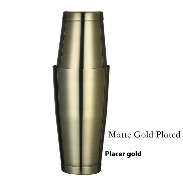 Coctelera Trasera Boston Shaker: Juego de 2 piezas: Herramienta de Barra de barmano profesional with peso de 18,6 Oz y peso de 25 oz - 1