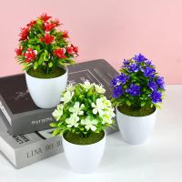 Planta en maceta Artificial, maceta pequeña para bonsái, adornos de árbol simulados, decoración de mesa para boda, hogar, Hotel y oficina, plantas falsas, 1 ud. - details 3
