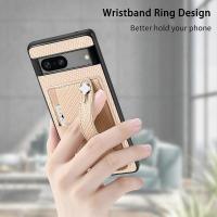 Funda de teléfono con textura de fibra de carbono PU+TPU+PC Google Pixel 7a estilo cuchillo de tarjeta - details 1
