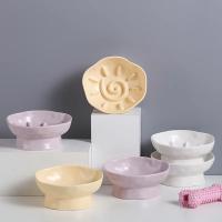 Bol para Alimentos de Gato de Cerámica Elevado Alimentador Anticongelante para Mascotas Pequeñas y Medianas Suministros para Cachorros - details 9