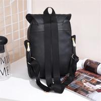 Mochila Elegante y Fresca de Cuero PU Negro con Diseño de Búho Bolso para Mujer, Mochila para Niñas - details 17