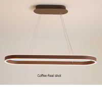 TOMAXIN-Luz LED colgante para comedor, sala de estar, dormitorio, lámpara de araña ovalada, 100CM - details 9