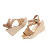 Sandalias de tacón de cuña de verano para mujer - details 1