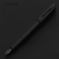Calidad de lujo Jinhao 75 pluma estilográfica de Metal negro rojo suministros de papelería escolar para estudiantes de oficina financiera bolígrafos de tinta - details 2