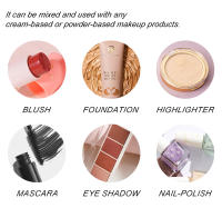 Mezcla de maquillaje, delineador de ojos en crema, colorete en polvo, aceite para uñas, sombra de ojos, diluyente colorante - details 7