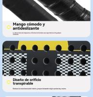 Pala de pádel profesional de fibra de carbono ultraligera con marco en jaula de carbono para playa (Raqueta de Pádel) - details 11