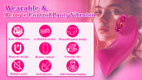Vibrador Wearable Controlado por APP Estimulador Clitorial para Mujeres - details 0