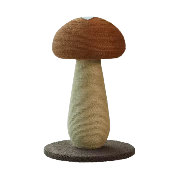 Paraguas rojo Paraguas Hongo Gato Marco de escalada Cuerda de cáñamo Garra de molienda Tablero para rascar gatos Poste para rascar vertical sin chip Juguete para gatos Bola de agarre para gatos - 1