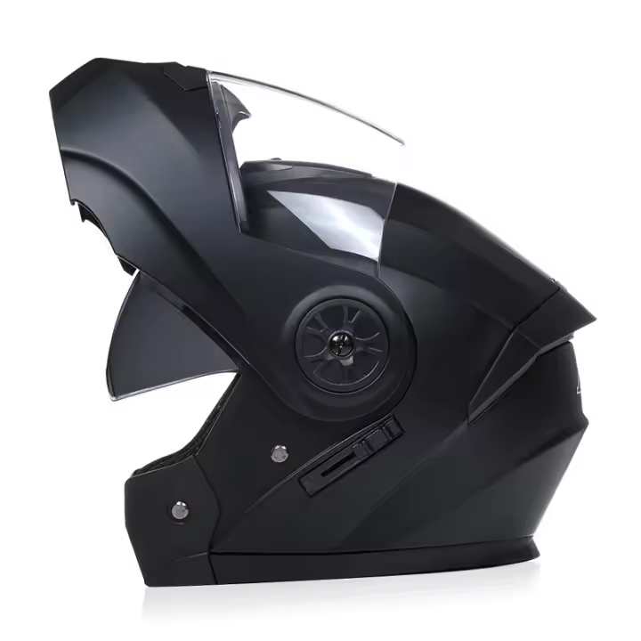 Personalidad Flip Up Casco de La Motocicleta de Doble Lente Cascos Modulares Forro Lavable Casco de La Motocicleta Bluetooth Dot Certificación Hombre Mujer - 1
