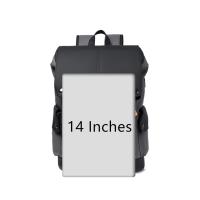 Mochila para ordenador portátil de alta calidad para hombre, morral grande de piel sintética, resistente al agua, con carga USB, para negocios, urbano - details 1