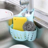 Organizador de Estante de Lavabo de Doble Capa Soporte de Almacenamiento de Jabón y Esponja Colgante de Silicona Accesorios de Organización de Cocina - details 5