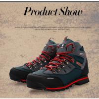 Zapatos de senderismo impermeables para hombre, botas de Trekking de escalada de montaña, botas de nieve casuales de moda para exteriores de alta calidad - details 9