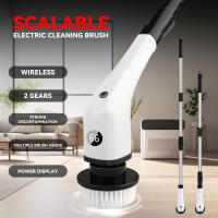 Cepillo Eléctrico para Limpieza del Hogar, Fregadora Giratoria con 8 cepillos Reemplazables para Baño, Cocina y Coche - details 0