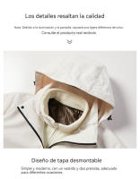 Chubasquero para mujer, impermeable, ligero, cortavientos, plegable, con capucha, para correr al aire libre - details 15