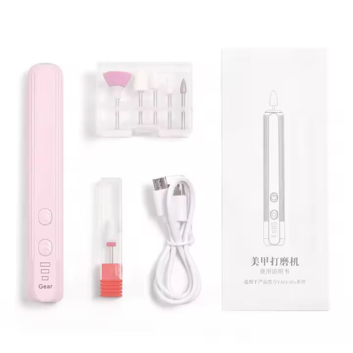 Mini Pulidora de Uñas Eléctrica KADS Taladro de Recorte de Gel de Manicura y Pedicura - 1