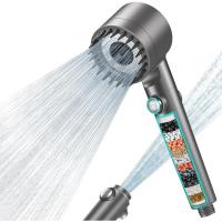 Ducha de Alcachofa de Alta Presión con Filtro de 15 Pasos Ducha Antical con Mango de 1.5M con 3 Modos de Rociado - details 0