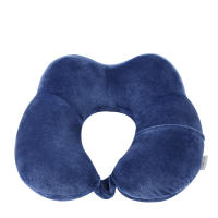 Almohada de Viaje Inflable, Almohada de avión para el Cuello, Almohadas portátiles de Apoyo para la Cabeza y el Cuello en Vuelo, Cojín de reposacabezas en Forma de U - details 0