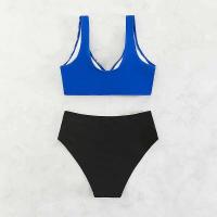 Bikini push-up blanco para mujer, microbañador sexy a rayas de talla grande, conjunto de dos piezas, traje de baño brasileño XXXL - details 15