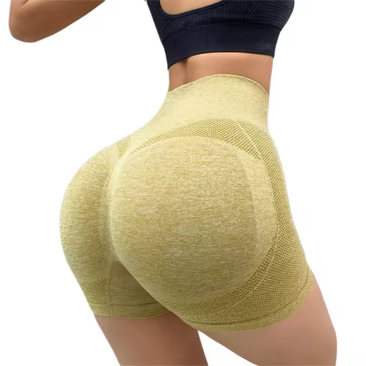 Pantalones cortos para correr, Fitness, Yoga, Fitness, ciclismo, ropa deportiva, pantalones cortos, pantalones cortos para levantar el trasero, pantalones cortos de Yoga para mujer, ropa de Yoga - 1