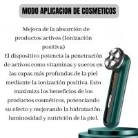 Radiofrecuencia Facial EMS Terapia Led Limpieza Facial Masaje Sonico 8000 rpm e Importacion de Cosmeticos Genera Colageno Elastina Trabaja Arrugas lineas Fins y de Expresion Uso en Casa Regalo para Mujer - details 7