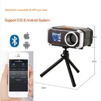 Medidor de velocidad con cronógrafo Compatible con Bluetooth, pantalla LCD de velocidad, instrumentos de medición de velocidad, medidor de velocidad de arco de tirachinas - details 0