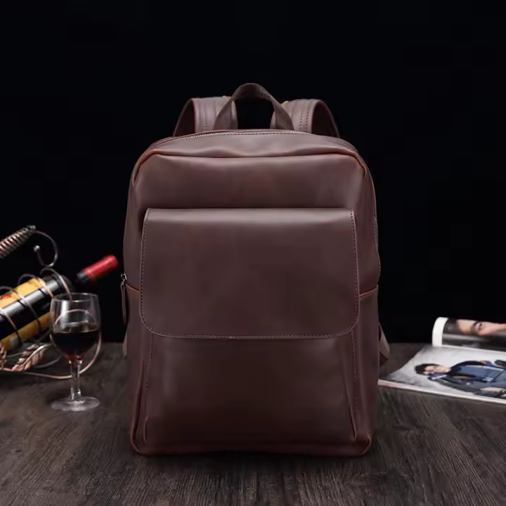 Mochila de dos hombros para hombre de moda coreana, mochila retro de ocio para ordenador portátil, mochila escolar para estudiantes universitarios, mochilas de viaje - 1