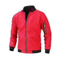 Otoño chaquetas con cuello levantado para hombre abrigos - details 1