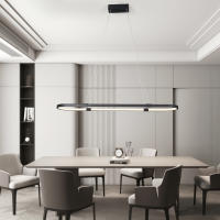 NEO Gleam-candelabro moderno minimalista para comedor, cocina, Bar, candelabros de moda, colgante de correo gratis, iluminación LED - details 6