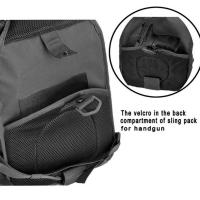 Mochila de Pecho Táctica para Senderismo y Campismo, con Compartimentos Múltiples, Resistente al Agua y al Desgaste - details 13