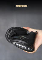 Los hombres de moda zapatos deportivos anti-smash anti-perforación flyknit ligero cómodo colchón de aire de amortiguación de choque zapatos deportivos zapatos para correr - details 6